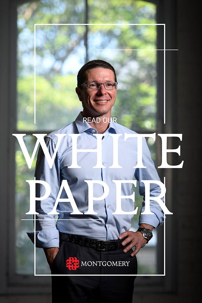 Financial brand whitepaper campaign poster